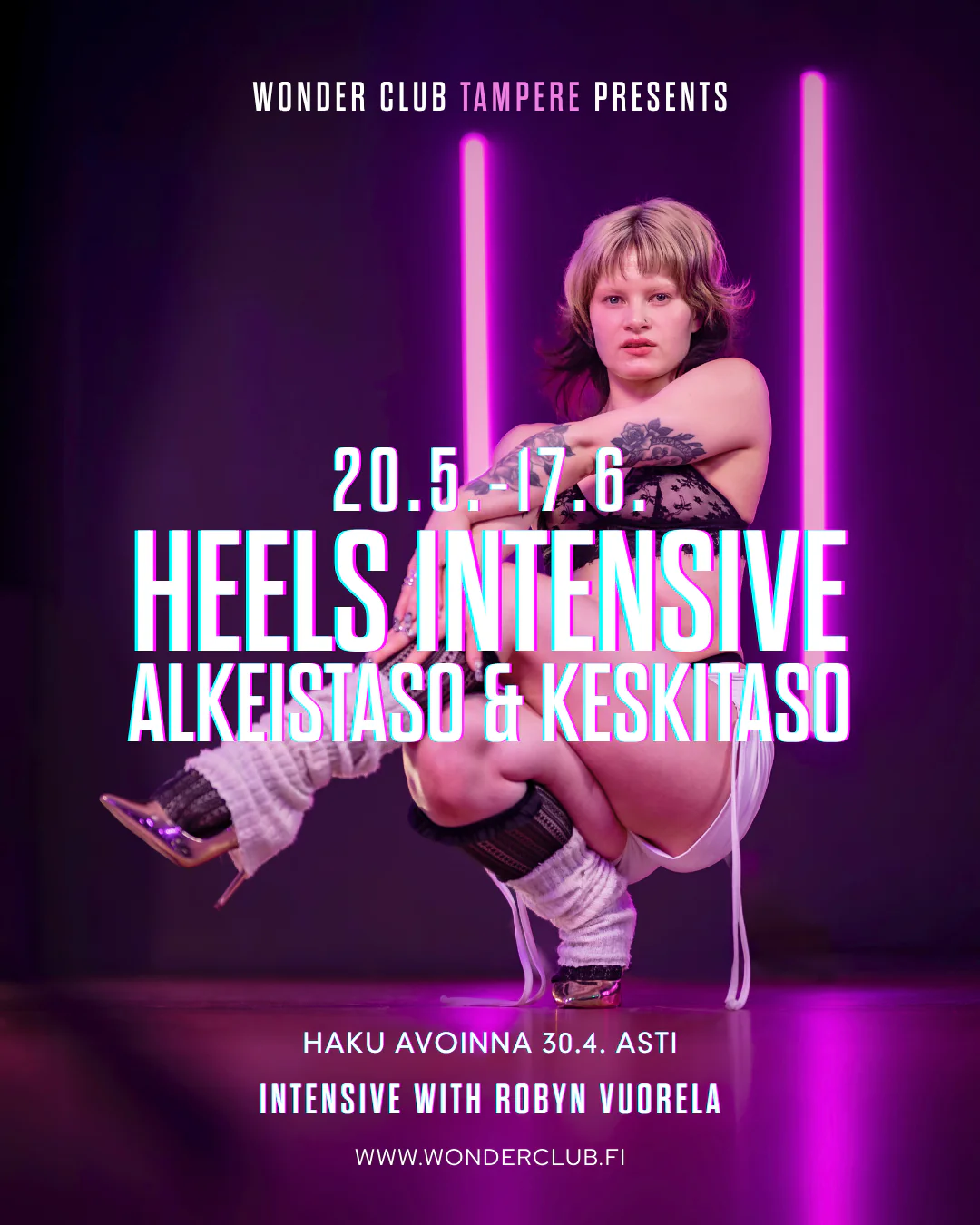 Heels ja Hot Heels tanssitunnit Tampere ja Helsinki